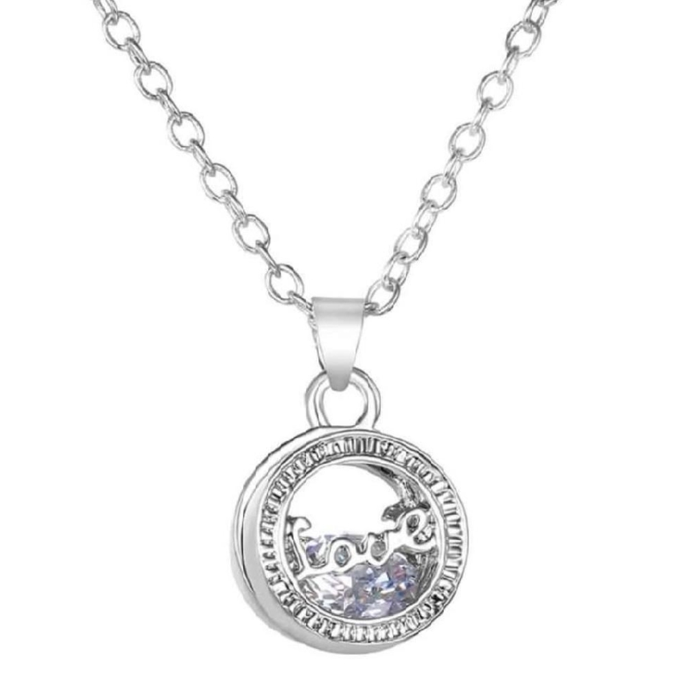 Swarovski Crystal Floating Heart Necklace ✨ Sparkly Love Pendant